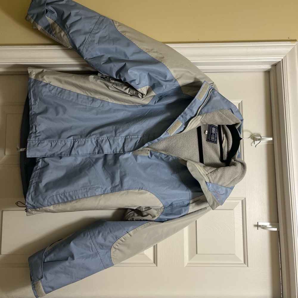 Columbia Women's Blue and Gray Ski Jacket